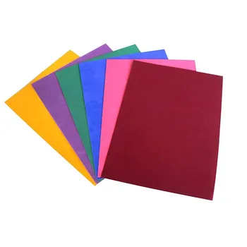 Arts And Handmaking Diy Material Flocked Paper Sheet A4 Velvet Paper 