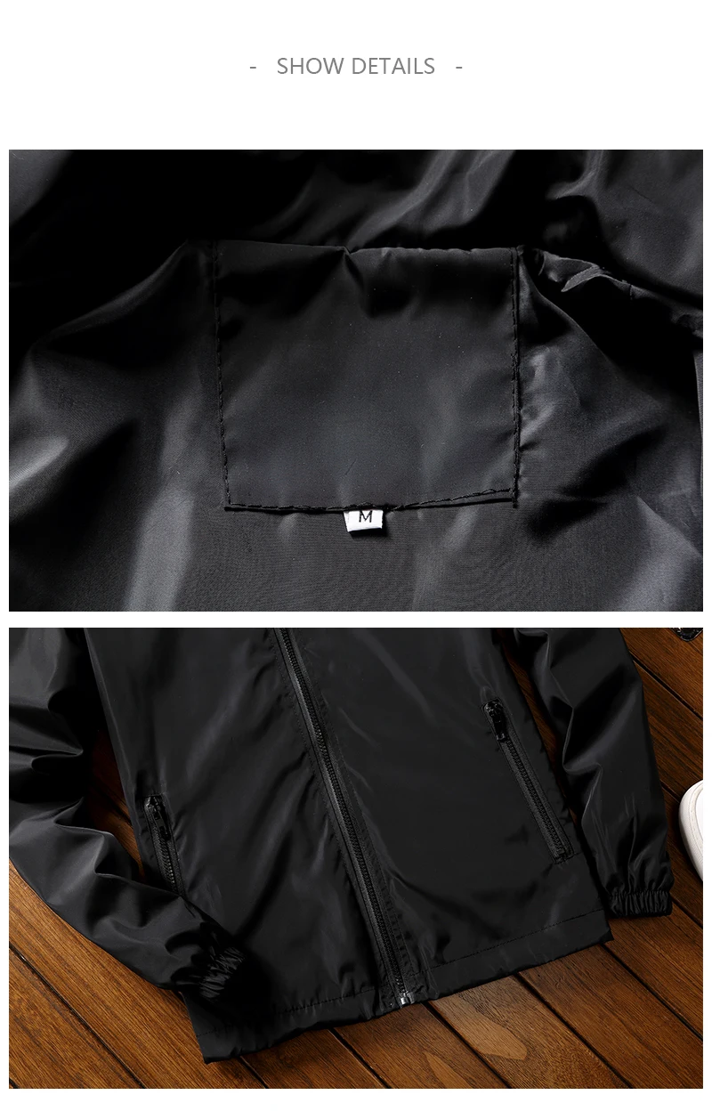 zipper waterproof jacket