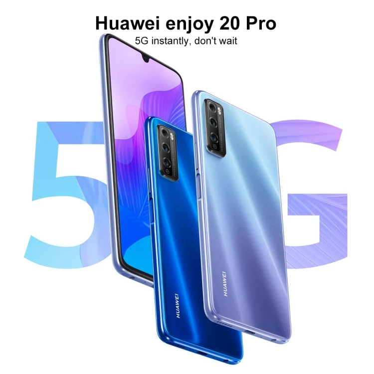 PRESALE NEW Original Huawei Enjoy 20 Pro 5G DVC-AN20, 6.5 inch 48MP Camera 6GB 128GB China Version huawei 5G Smart Mobile Phones