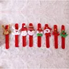 Santa Claus wrist ornament toys clap ring Christmas wedding decorations