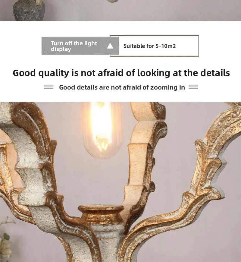 product french country style gold plated single head pendant light medieval rural entrance hallway lighting chandeliers pendant lights-11