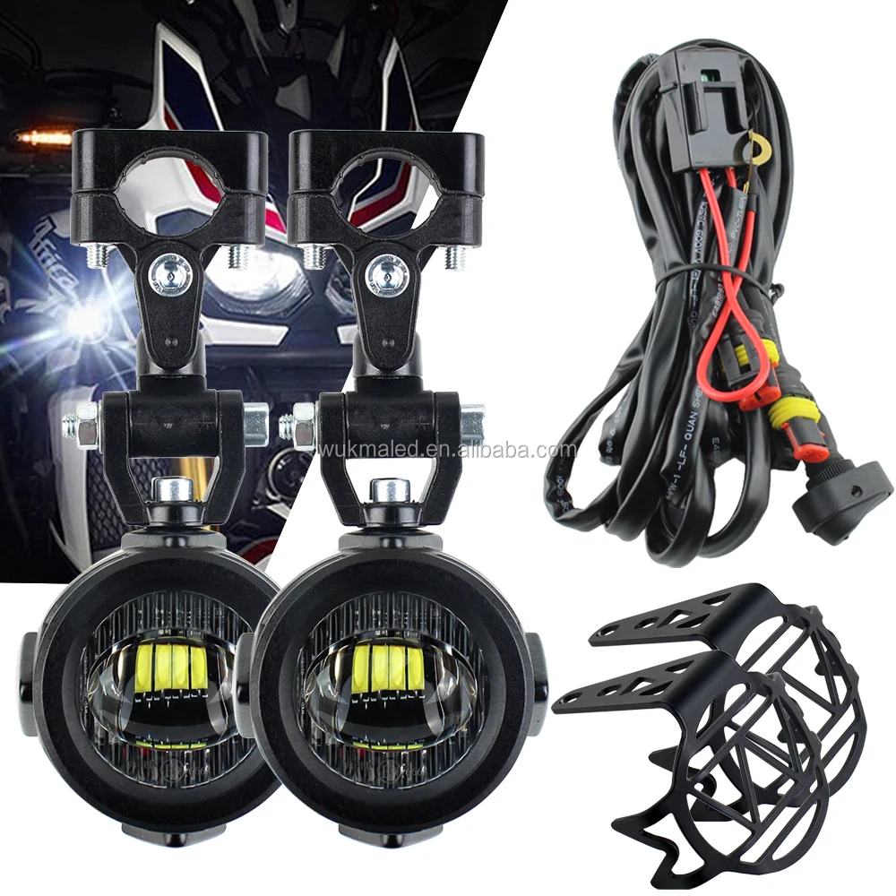 Spot Auxiliary Fog LED Light Driving Safety Lamp Replacement For R1200GS F700 F800gs Motorcycle
