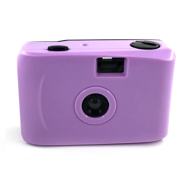 
Beestar hot sell Pure Color Purple color Fixed Focus Manual Vintage Mini 35mm Film Camera Instant Camera film camera 2020 