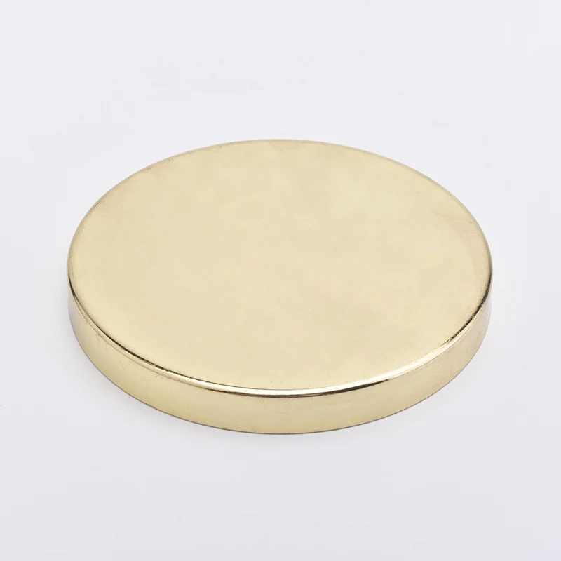 Tin Candle Holder Lids Silver Tin Covers for Jars Wholesales