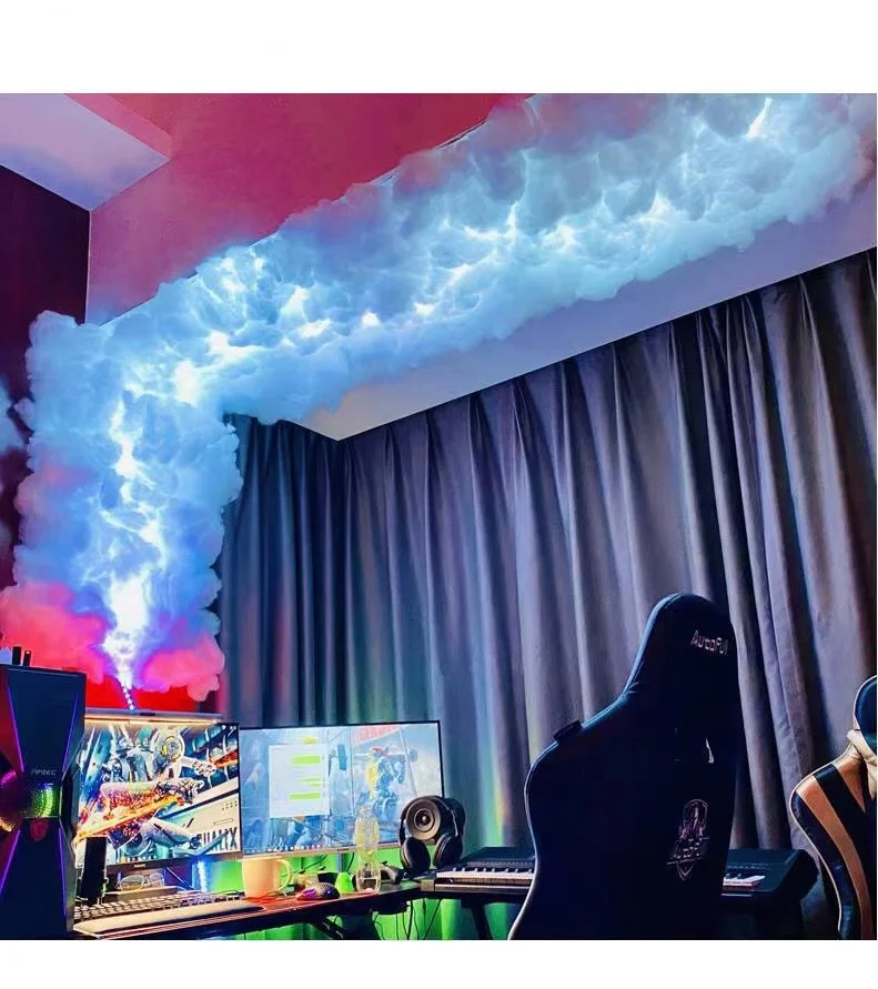 Lumind 2022 Home Decor Lightsdiy Thunder Cloud Lighting Bedroom Night Light Decor Led Strip