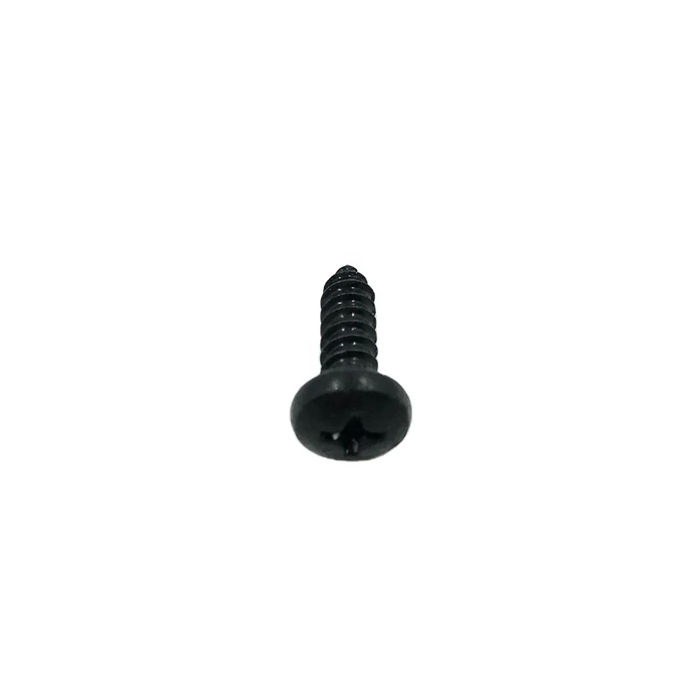 Pan Head Cross Selftapping Screws Black Zinc China High Quality Big Pan Head Selftapping