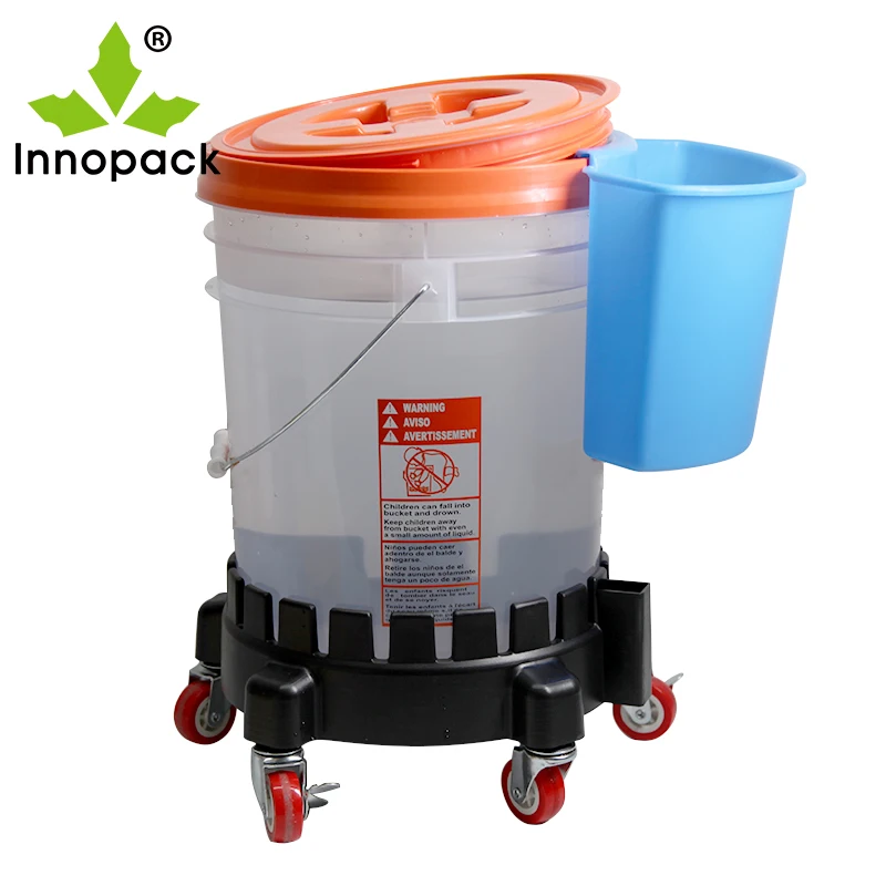 Mobile Car Wash Unit Car Wash With Lid And Holder Wash Bucket With