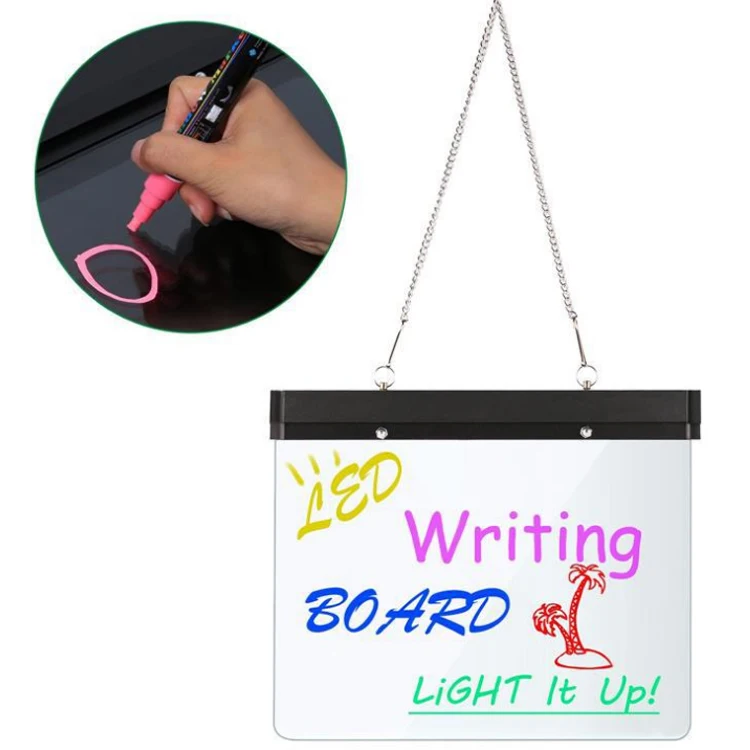 Hot Sale Fluorescent Drawing Board Toy Night Light Drawing Board With