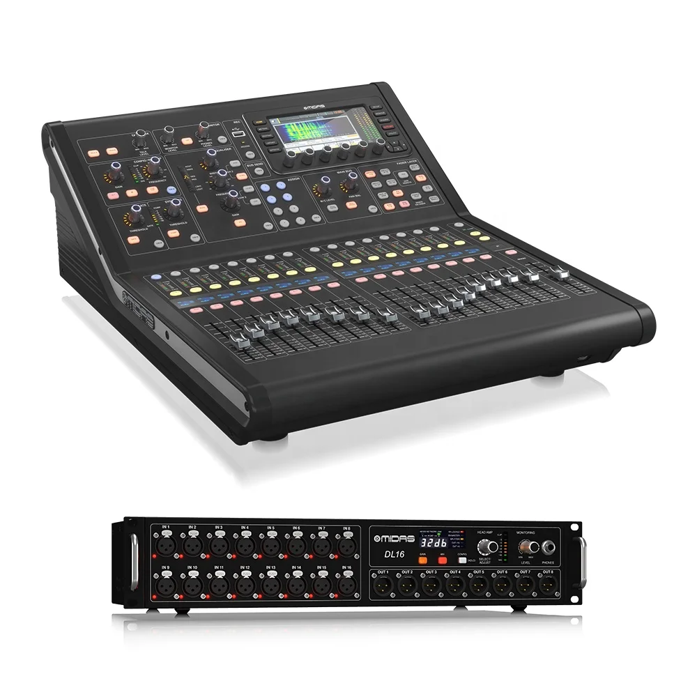 Midas M32R Digital Console + DL16 Stagebox Bundle for Live Shows