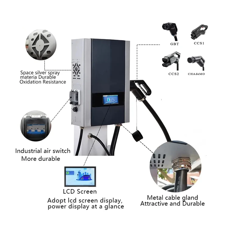TARY Wall-Mounted Commercial DC Fast Charging Pile EV Station