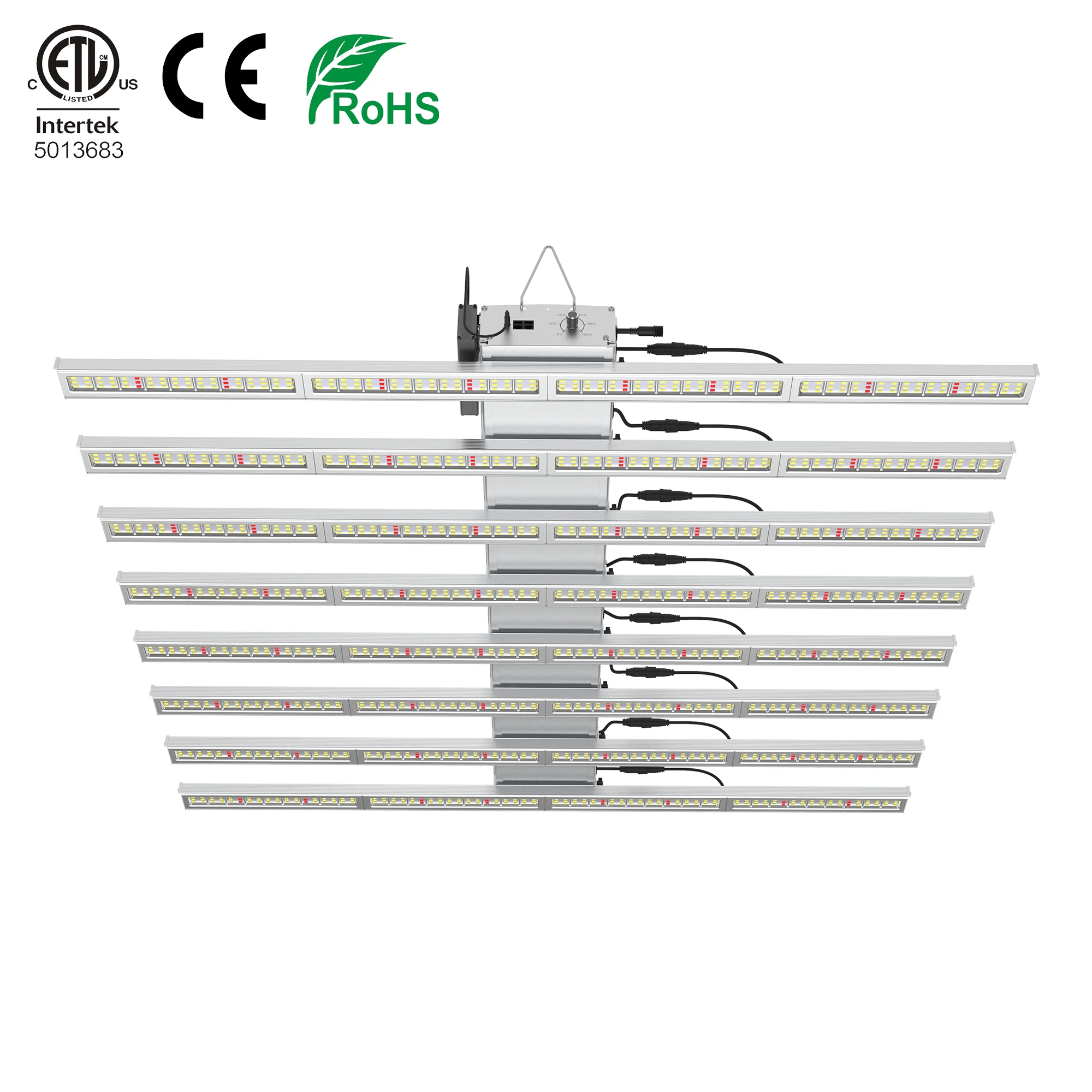 High PPFD high yiled 1.2g per watt 800w 1000 watt vertical farming supplemental grow light led horticulture for indoor plant