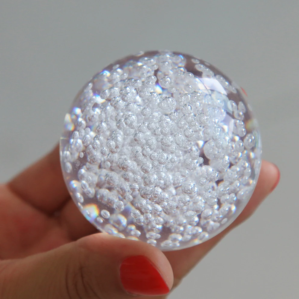 40mm Clear Solid Acrylic Ball With Hole (seamless) - Buy Large Acrylic ...