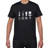 Lgbt Tee Shirt Men Tshirts Liberty Gun Beer Trump Graphic Print Funny T-Shirt High Quality Short Sleeve Plain T Shirt