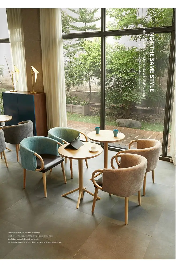 Factory custom modern one seat wood coffee chair for sale