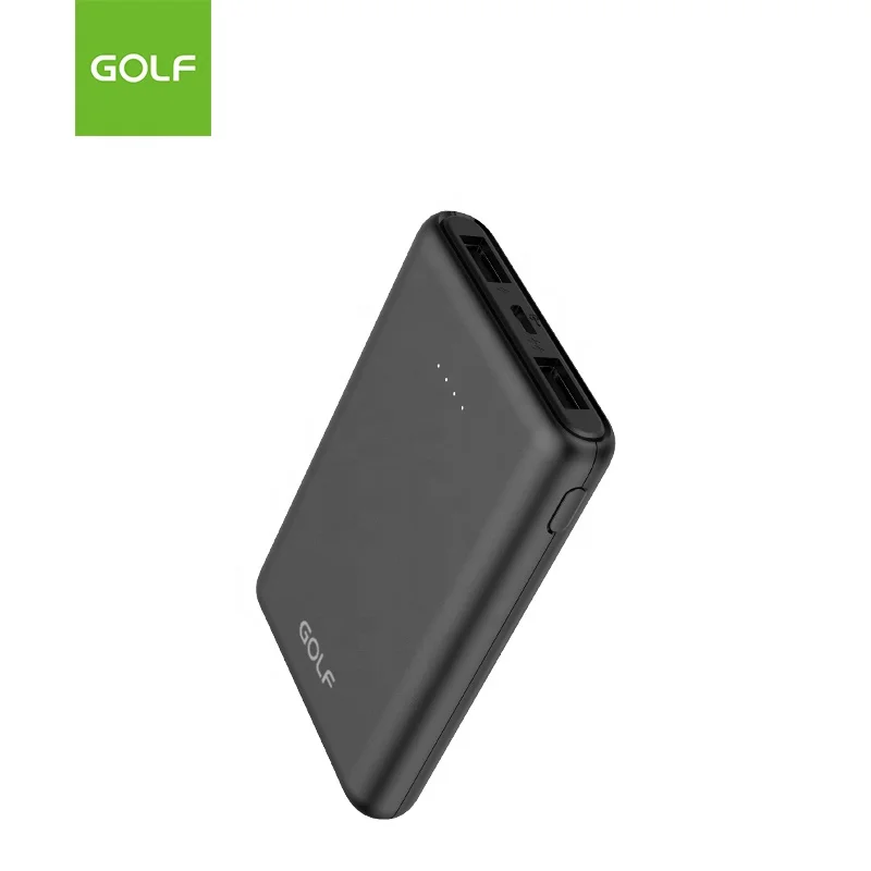 available GOLF 5000 Mah Power Bank Dual USB Slim Power Bank 5000mah external battery - ANKUX.COM