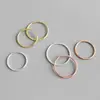 JD Jewelry Custom Minimalism thin 1.2mm Smooth Line Rose Gold S925 sterling silver Fine Ring