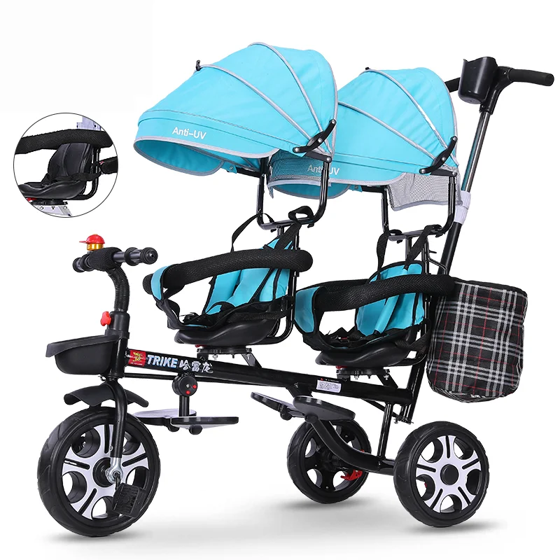 double tricycle for twins