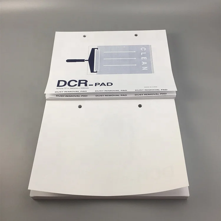 DCR Reusable Rolling Cleaning Sticky Paper Pad For Silicon Hand Rollers