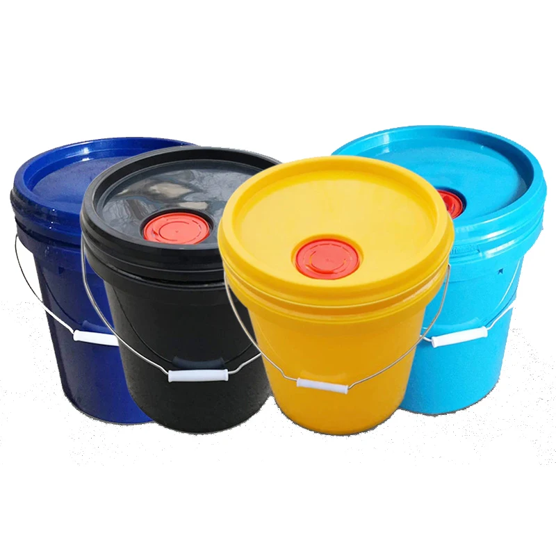 New Pp 5 Gallons Bucket Leakproof Pail Press Lid Spout Cover Plastic