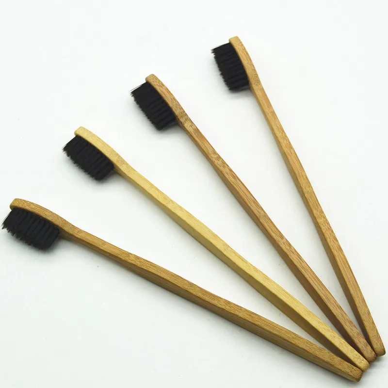 Soft Bristles Bamboo Toothbrush Eco Friendly Color Bristle Wood Tooth ...