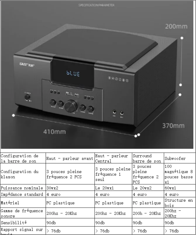 5.1 Home Theater Sound Set Home Ktv Living Room Tv Sound System For Tv