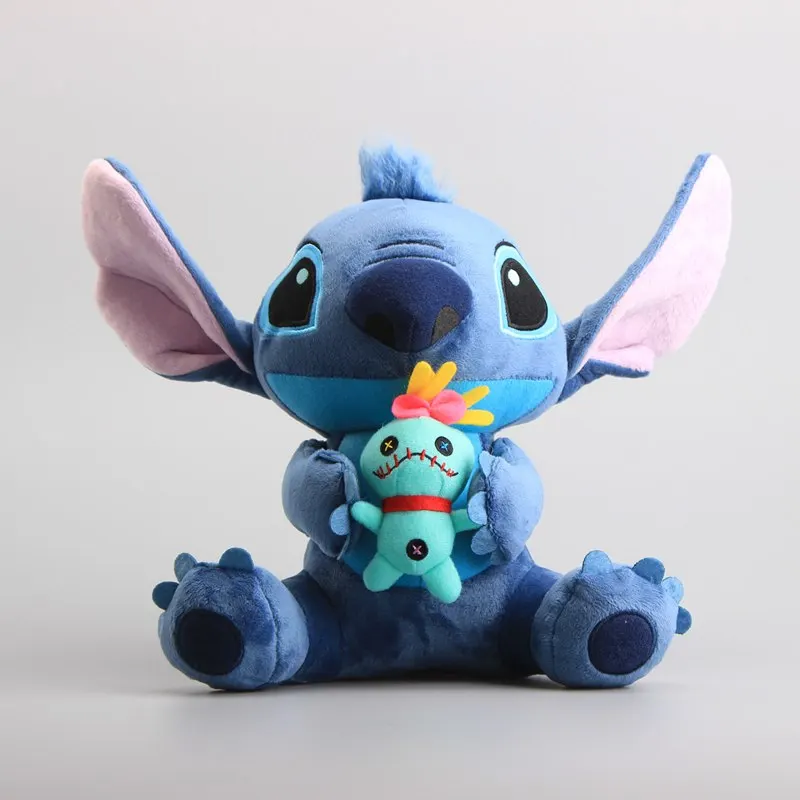 25cm Animation Stitch Angel Plush Toy For Kids Christmas Gift Aliens