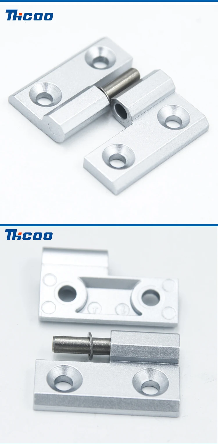 Steel Door Lock Hinges Zinc Alloy Black Coated