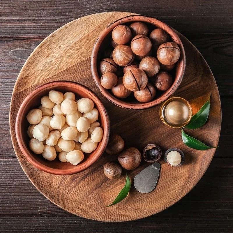 Dried Macadamia Nuts 5kg Per Carton Box Raw Organic Bags Shell Style Time Packaging Food Origin