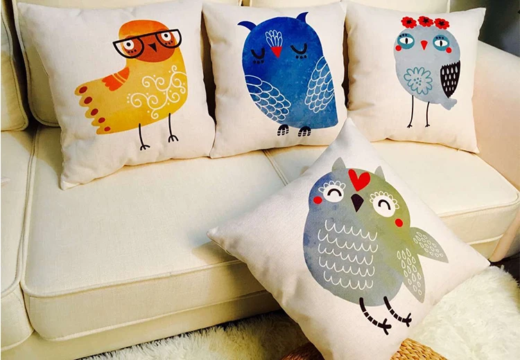 Latest Popular Cute Pillow Case Kids Cushion Cover For Home Decoration