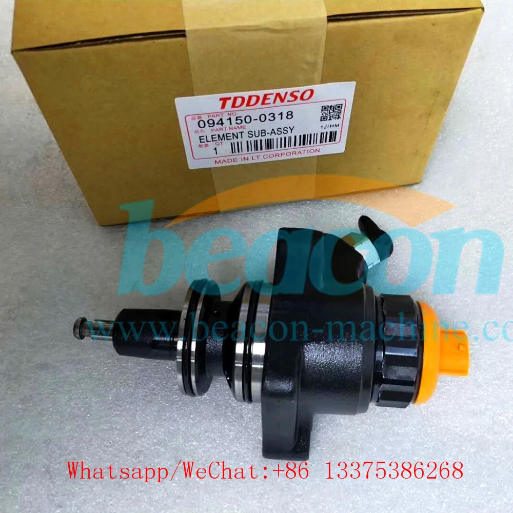 Excavator Diesel Fuel Pump Plunger ND094150-0318 0941500318 094150-0318