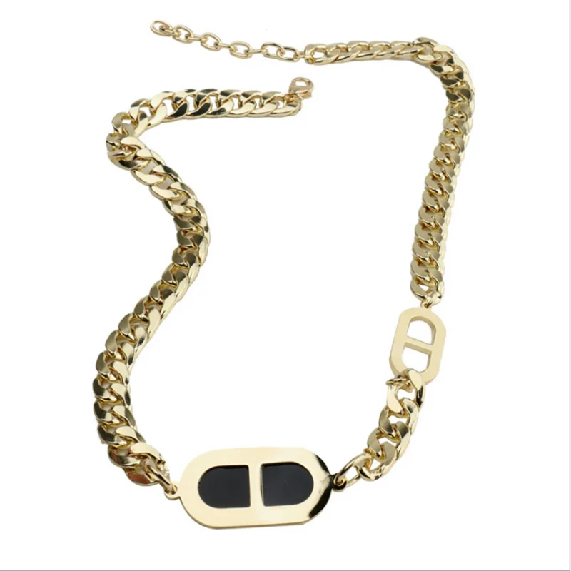 Simple 316l Stainless Steel Gold Plated Wide Cuban Chain Bb Bracelet ...