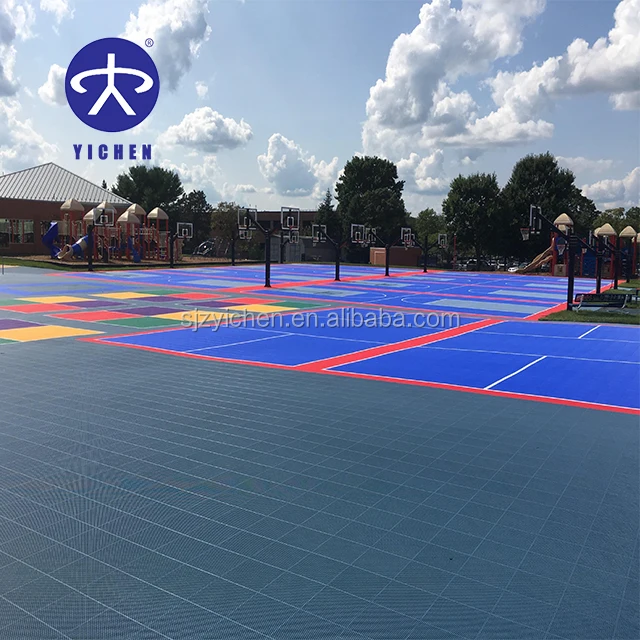 Modular Basketball Court Interlocking Outdoor Sports Flooring Buy