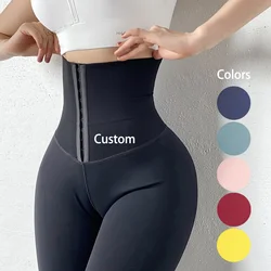NANBIN 6 Colors Yoga Pants Leggings Slim Waist Trainer Slim Women Full Body Shaper