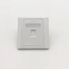 1 port wallmount plate network RJ11 RJ45 faceplate 86 type