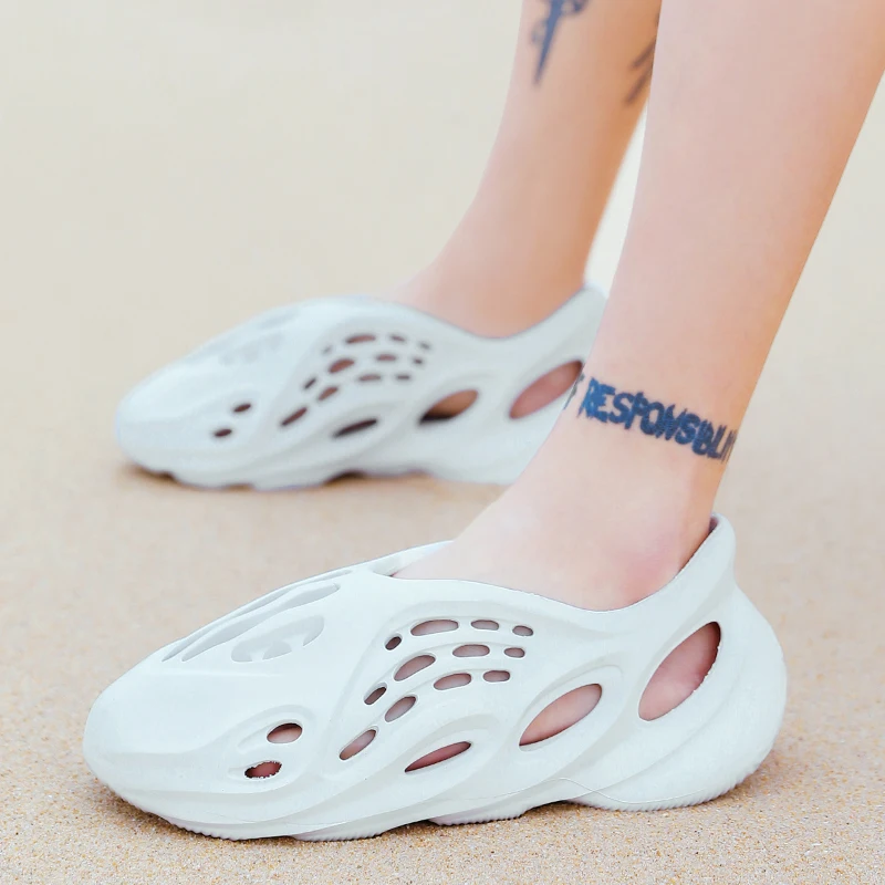 Original Quality Yeezy Foam Hole Runner Men Shoes Women Sandals Kids ...