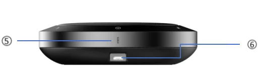 microphone wire speaker usb speakerphone with lights - ANKUX.COM