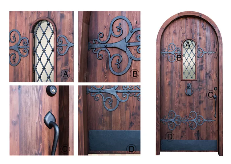 Villa Bodega Solo Puertas De Hierro Redondo Superior