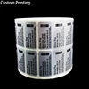 Aluminium numbered barcode qr code datamatrix weed lab network cable battery variable data personalized packing labels printing