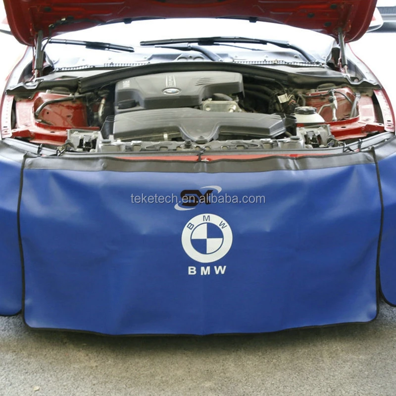 3pcs Set Car Auto Motor Fender Cover Mat Pad Protector Gripper