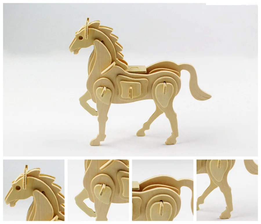 Wooden 3D puzzle