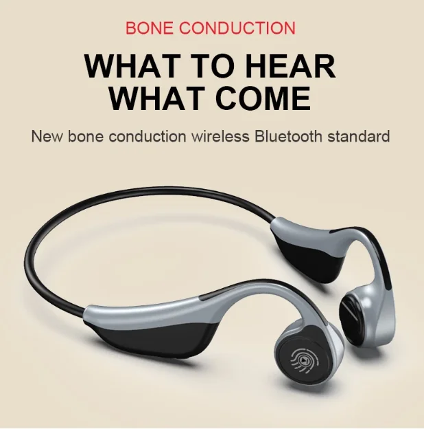 V9 Bone Conduction Headphone Waterproof Flexible Painless Stereo Music Earphone Bluetoth Wireless Running Driving Headsets - ANKUX.COM