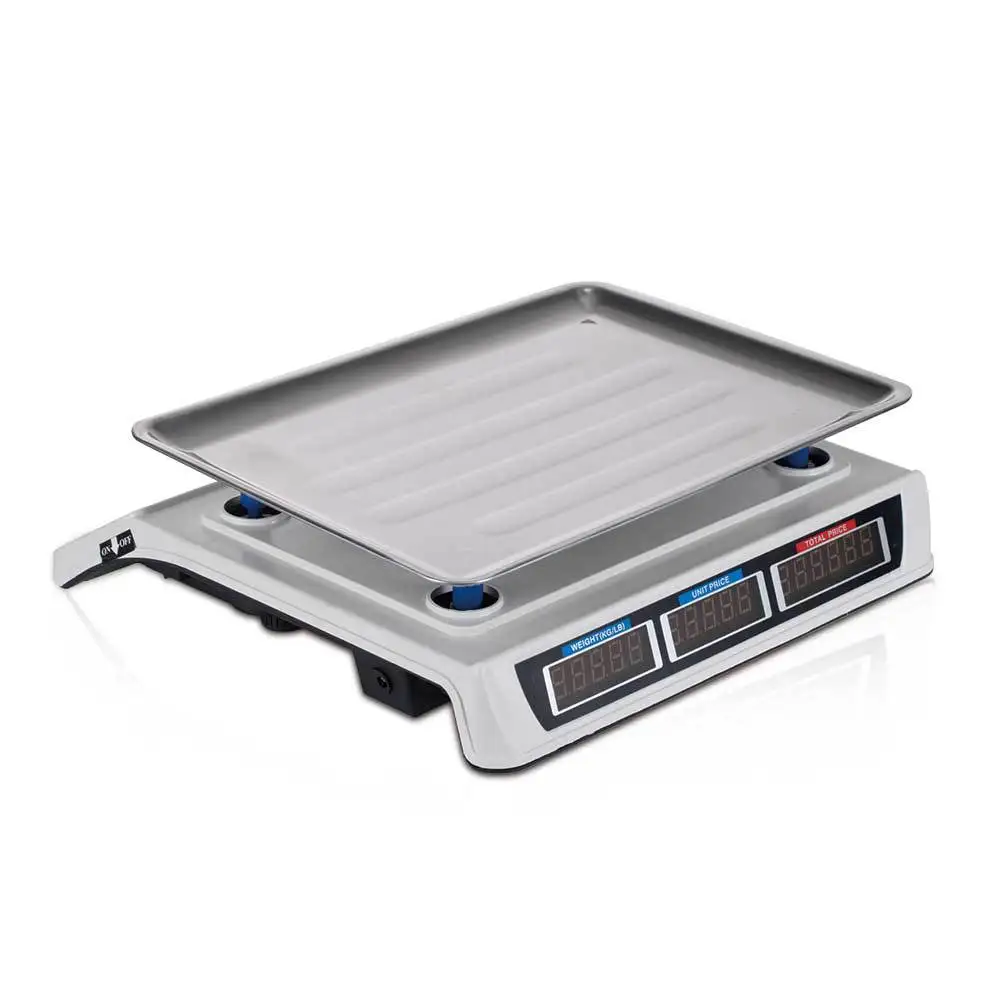 Báscula de Cocina Electrónica Comercial RAF R.10040, Estándar Europeo, Alta Precisión, Impermeable, 40 kg, Recargable, Automática