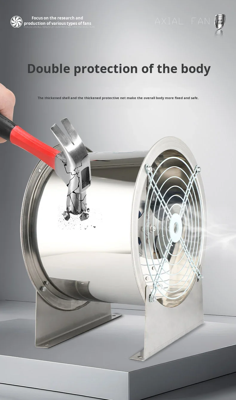 Axial Flow Fan, 304, Stainless, Steel, 380v - detail 10