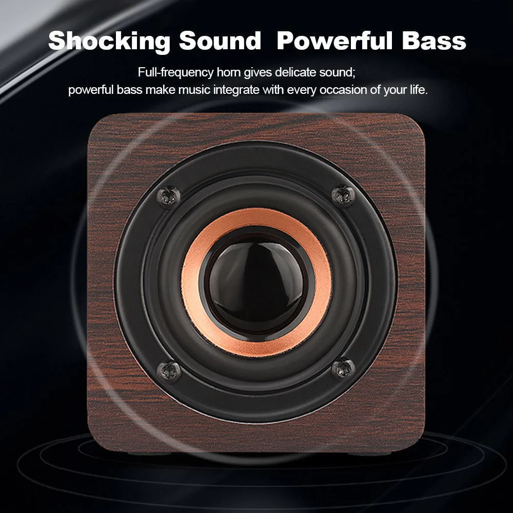 2020 HIPERDEAL For Phone Samsung Mini Wireless Speaker Portable Wooden Speakers Sound Music Hand free - ANKUX.COM