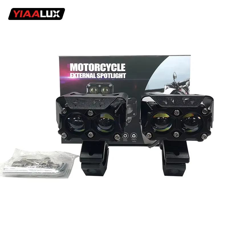 Professional Manufacturer 40W Auto Working Head Light Retro Motorcycle Headlights With Switch Flashing factory