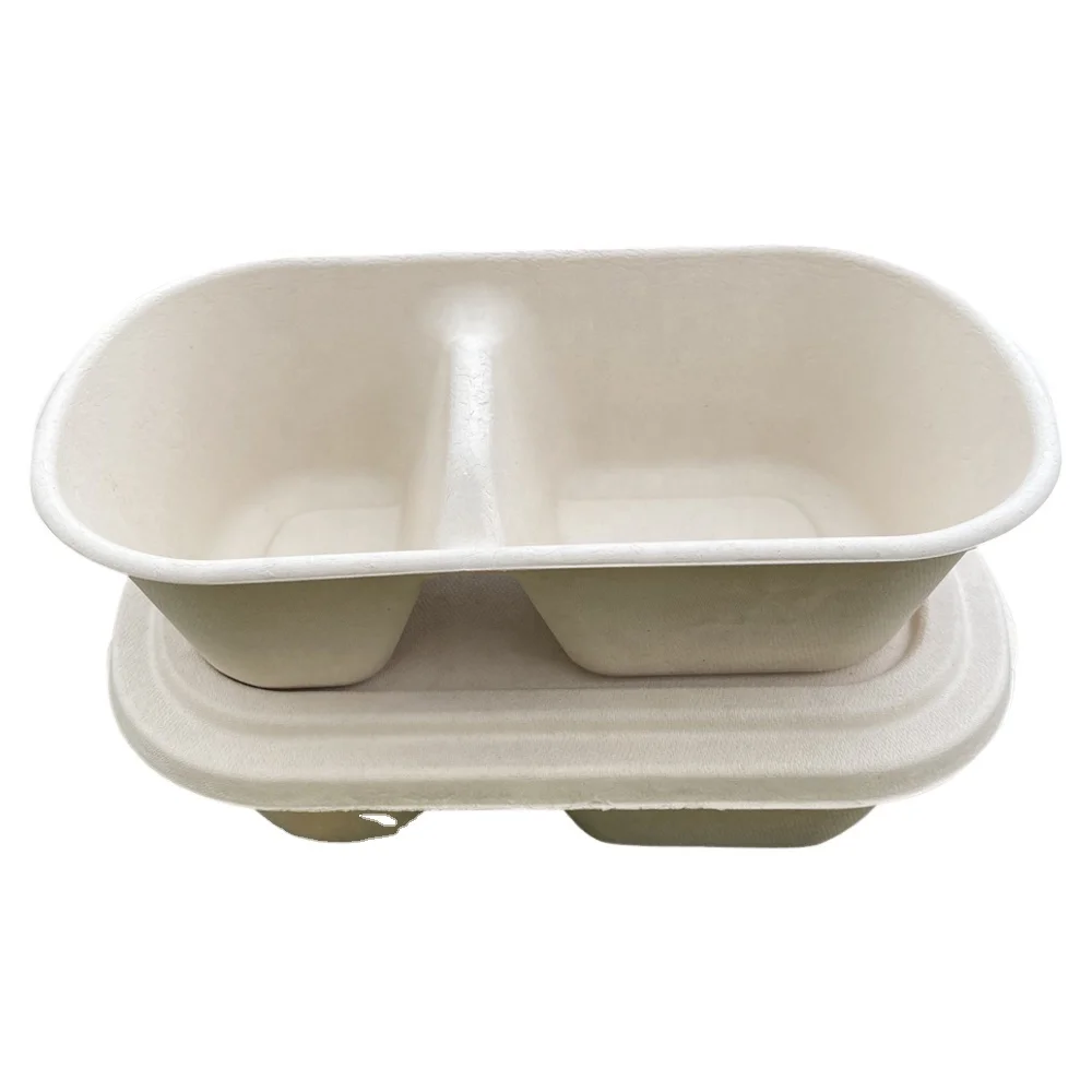 Hot Sale Restaurant Divided 2c Oval 100 Biodegradable