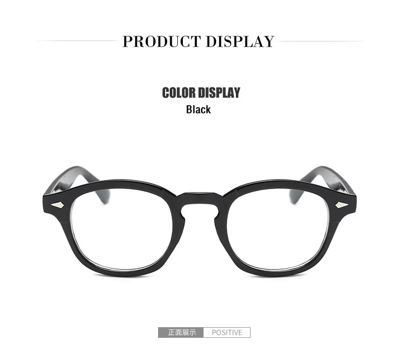 2020 Johnny Depp Style Glasses Men Retro Vintage Prescription Glasses Women Optical Spectacle Frame Clear lens