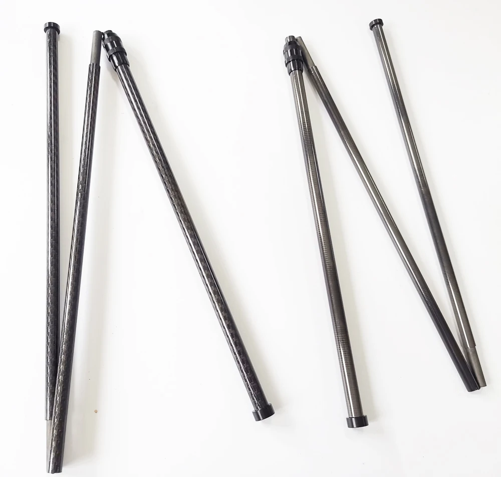 超轻碳纤维玻璃可调伸缩帐篷杆