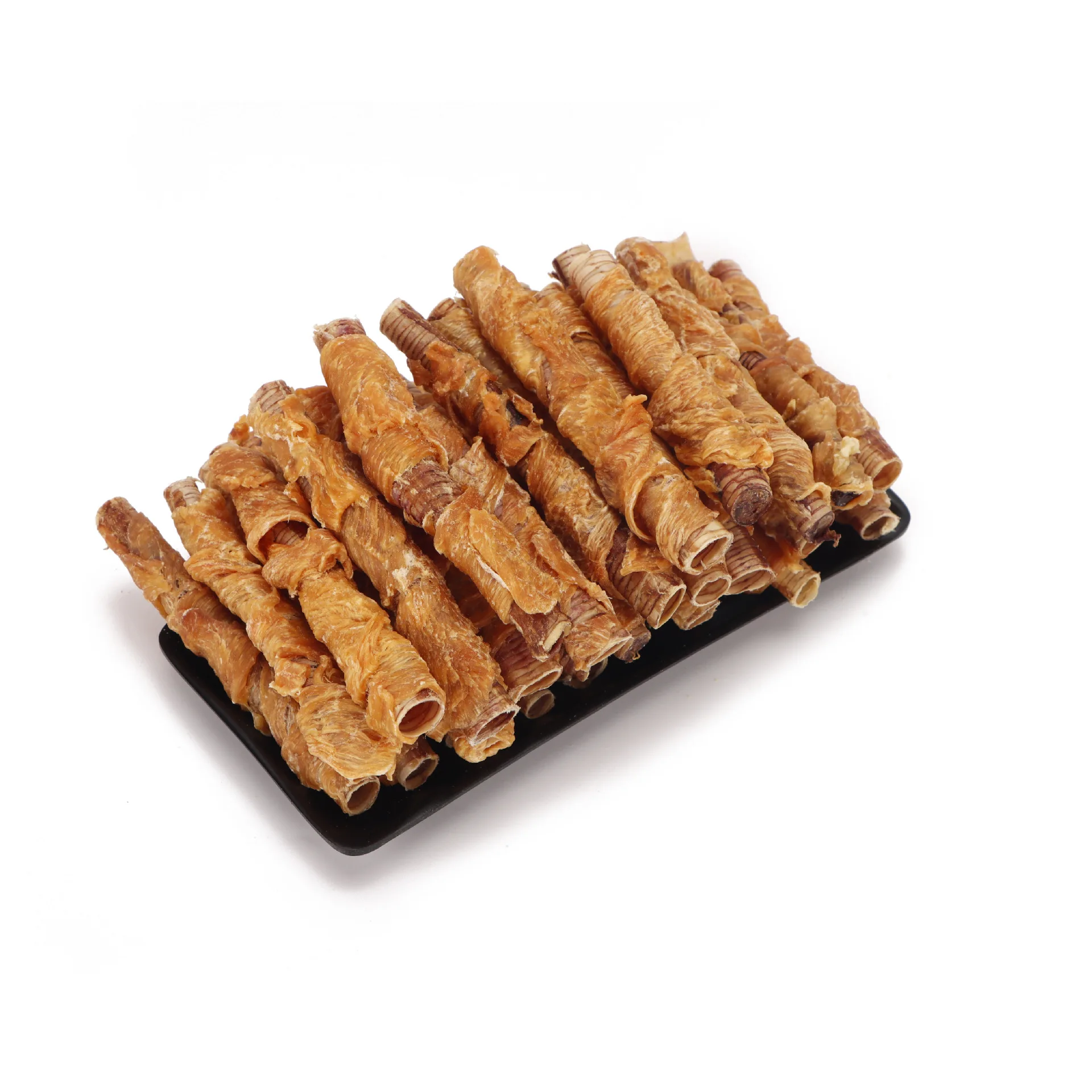 Chicken Roll Goose Throat Adult Pet Snacks Crisp Molar Teeth Cleaning Supplemental Nutrition Customized Shandong Model D12 factory