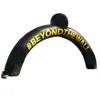 Beyond the wall Arch 22x16ft inflatable black color arch for advertising